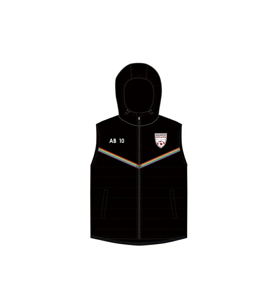 成人定制连帽马甲